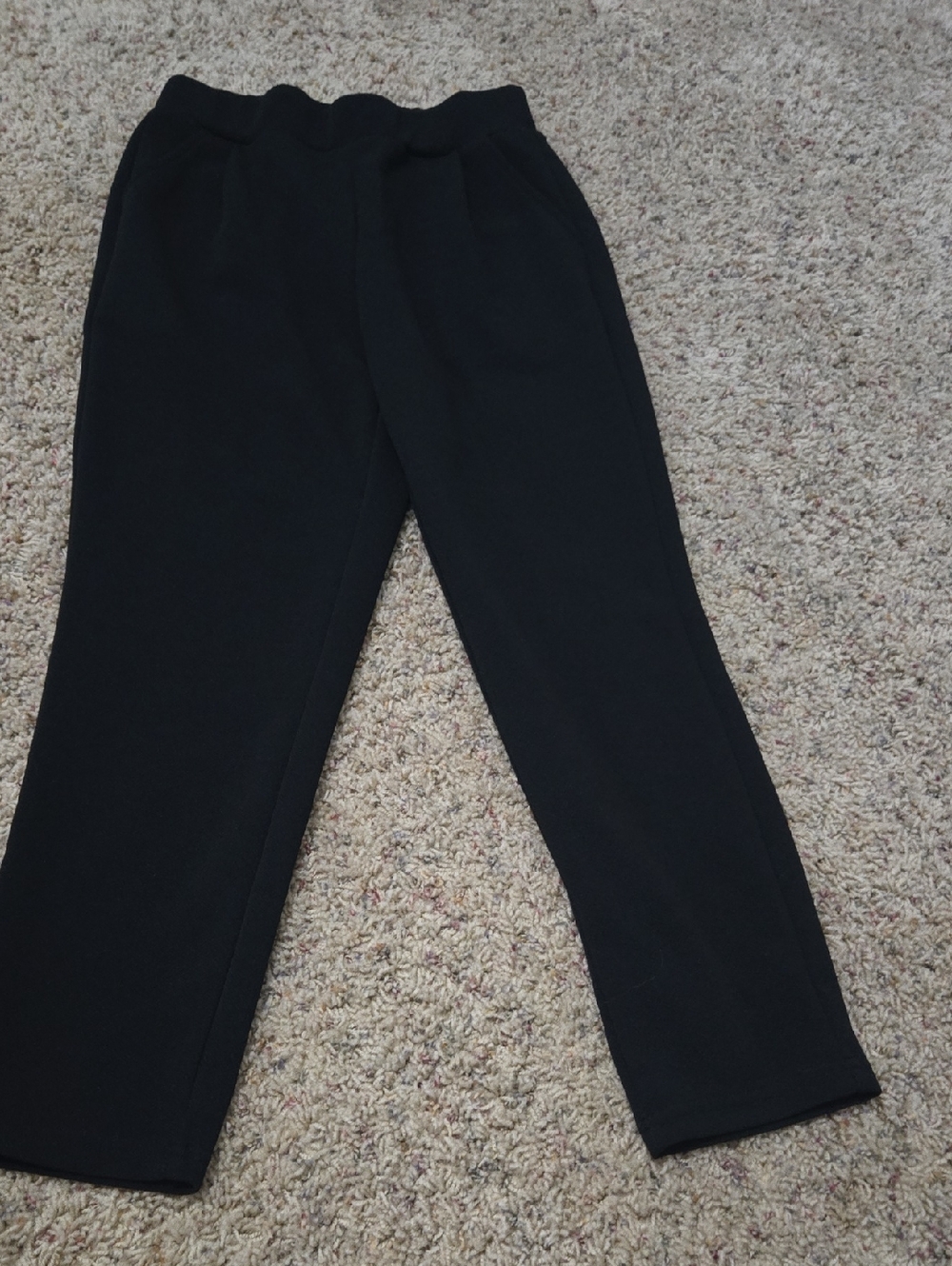 SHEIN Black Cropped Ankle Pants